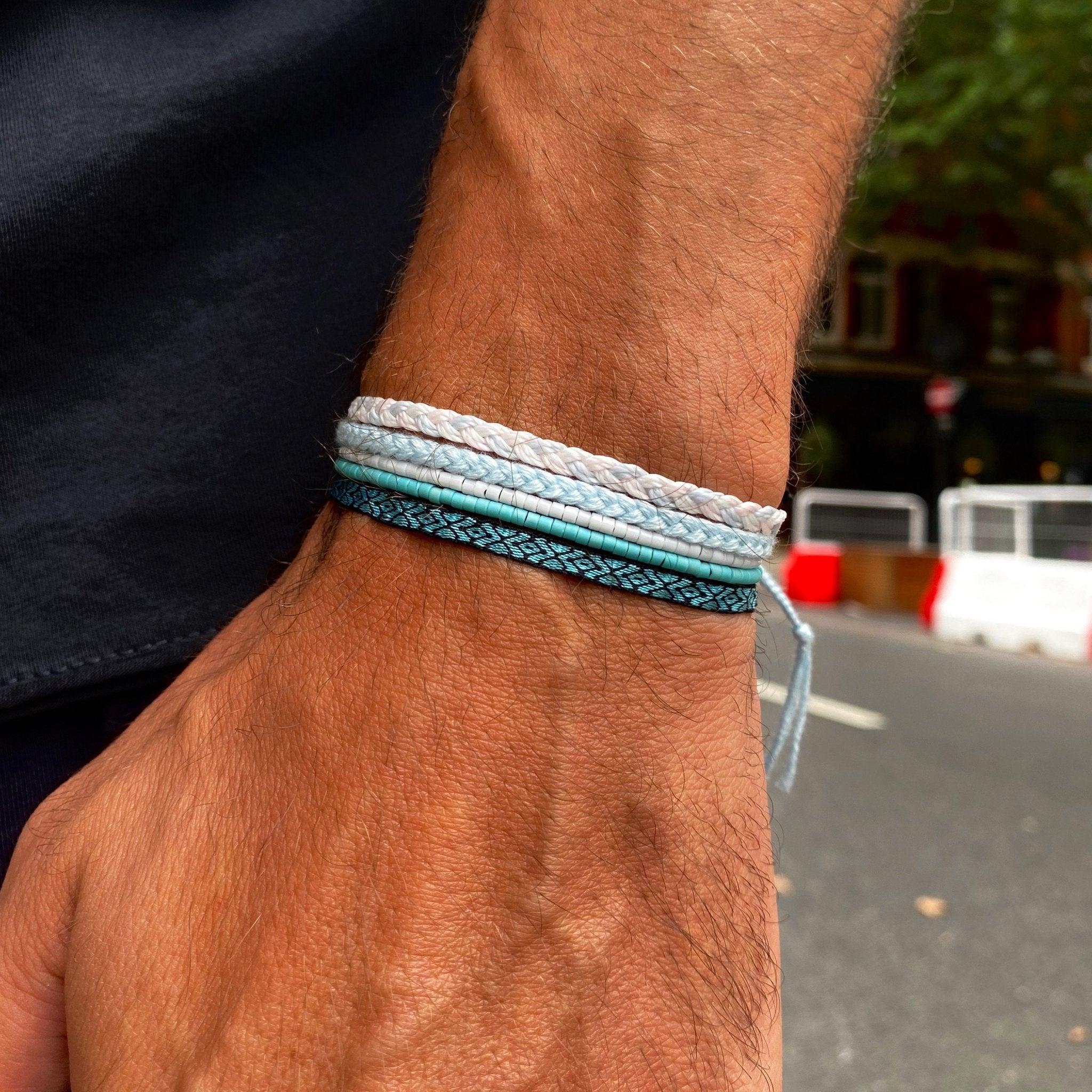 2mm Miyuki Adjustable Bracelet (White) - Image 3