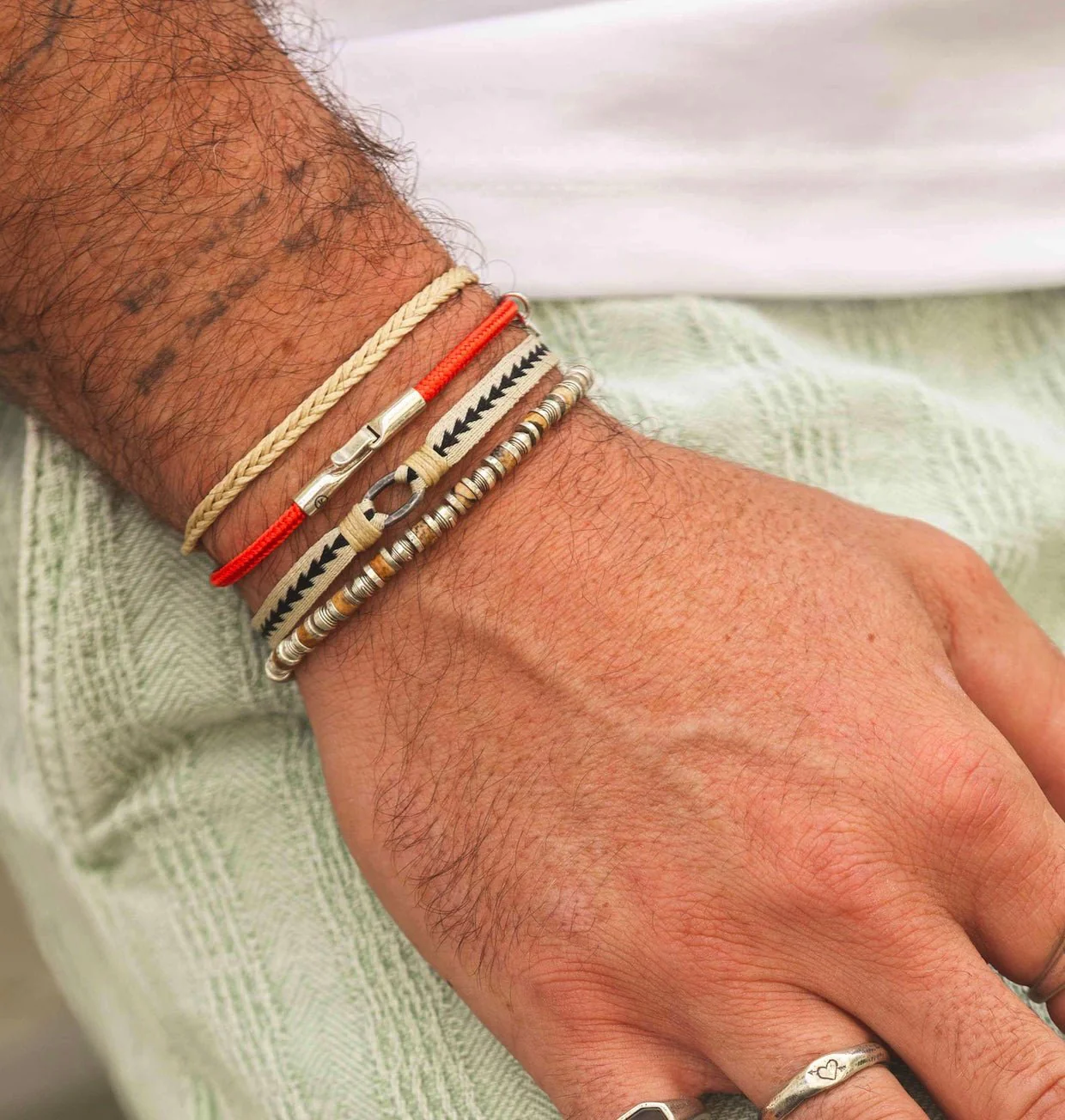 3m Sailing Cord Bracelet With Sterling Silver Clasp (Multicolors) - Image 4