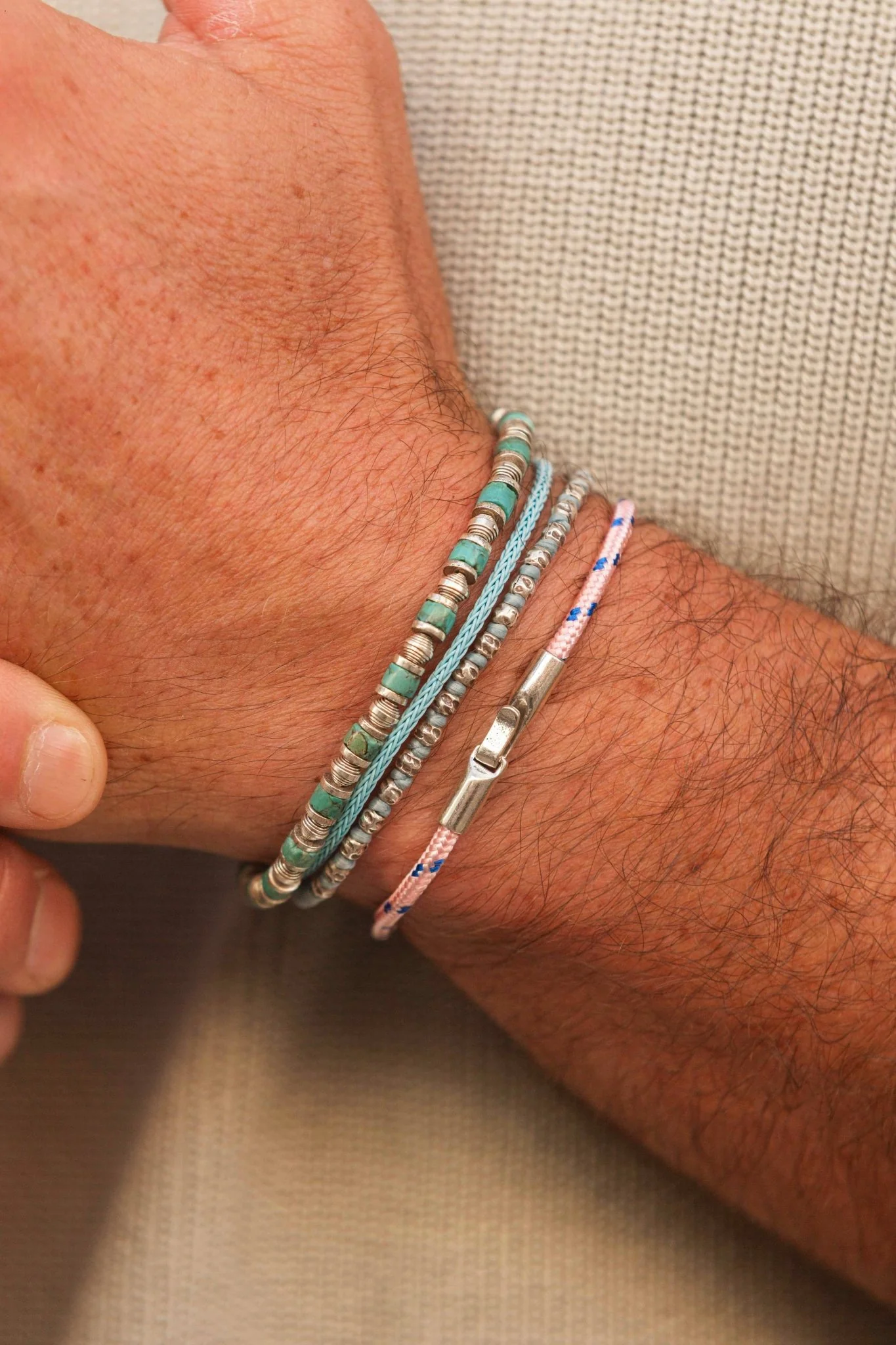 3m Sailing Cord Bracelet With Sterling Silver Clasp (Multicolors) - Image 6