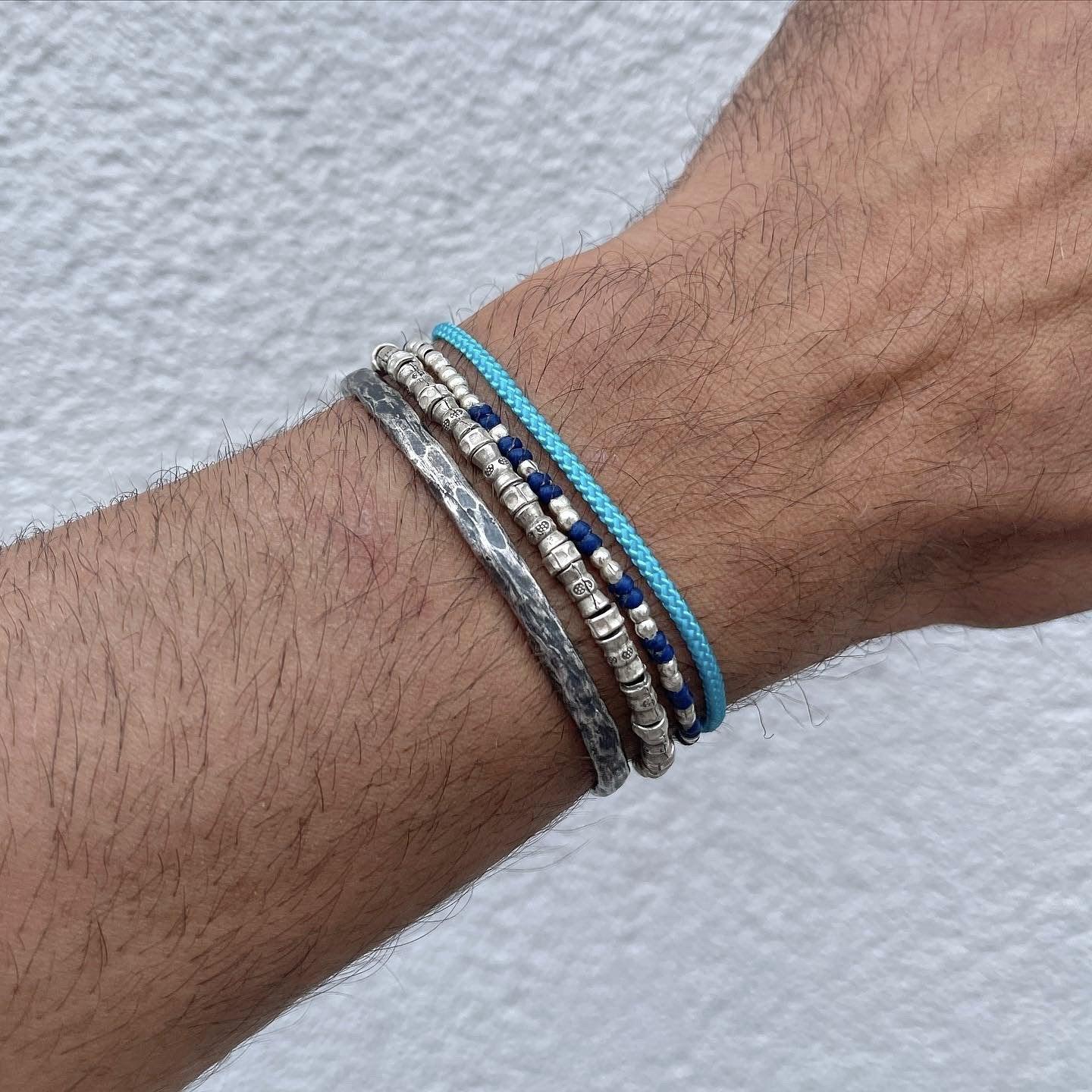 4mm " Bayu" Silver Bracelet - Image 3