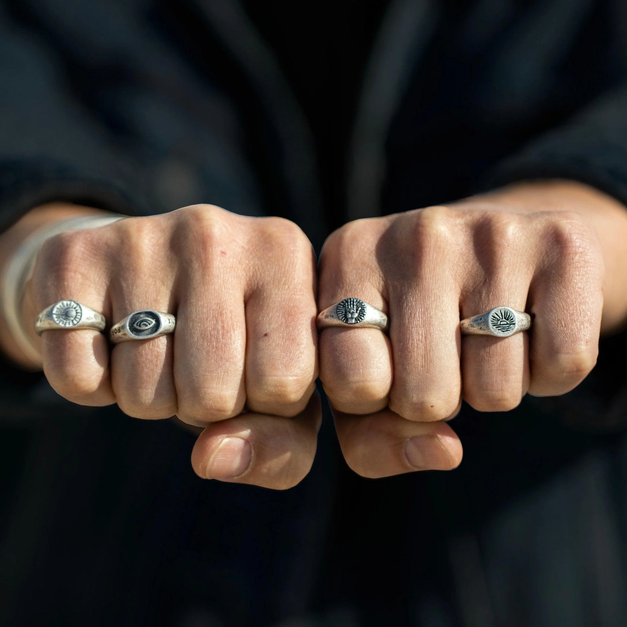 An Eye For An Eye Silver Signet Ring - Image 8