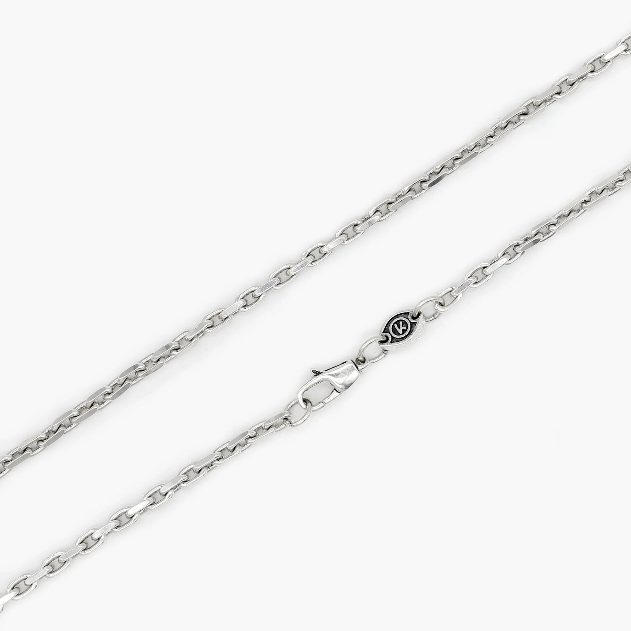 3mm Sterling Silver "Capri" Chain Necklace - Image 2
