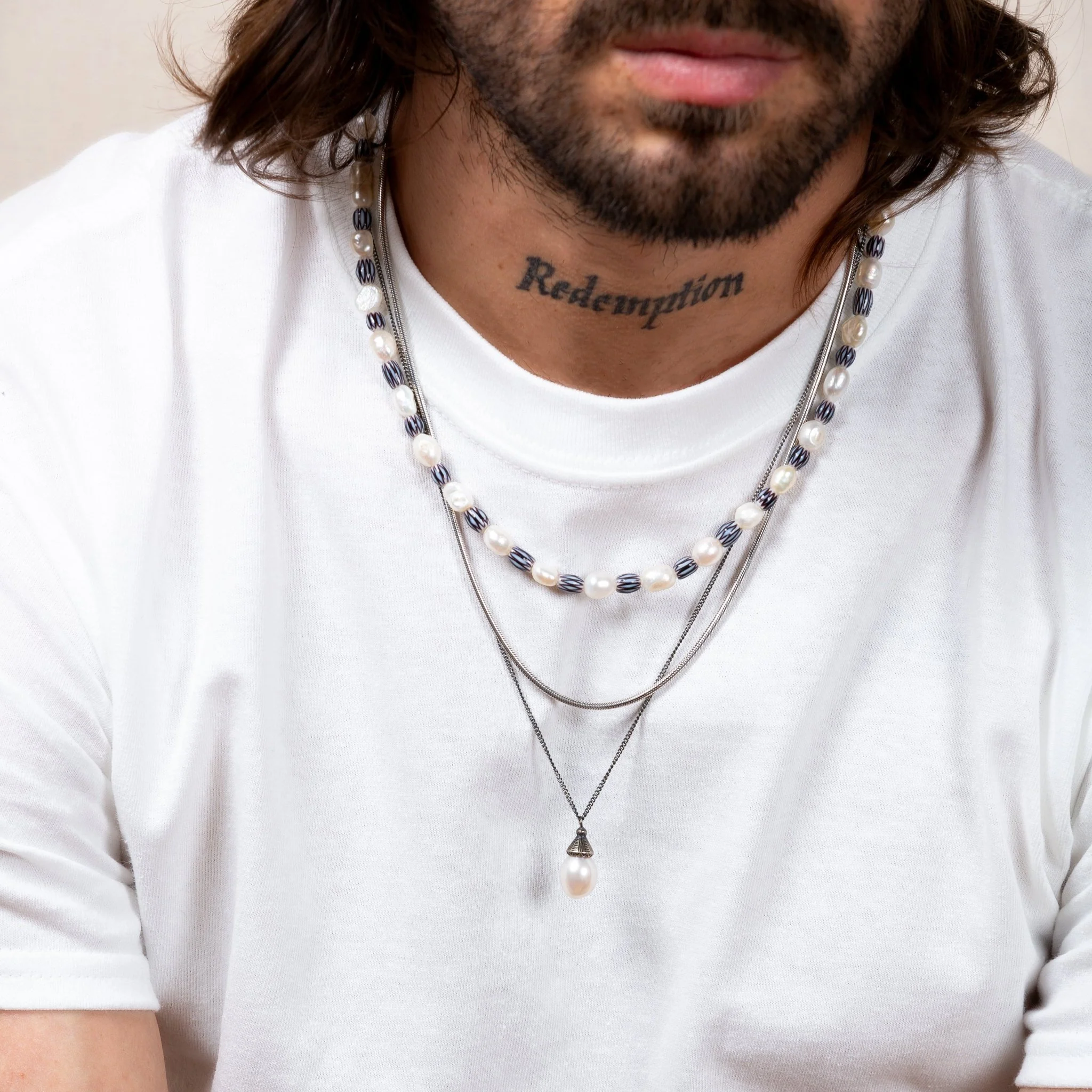 2.5mm Sterling Silver Snake Chain Necklace - Image 4