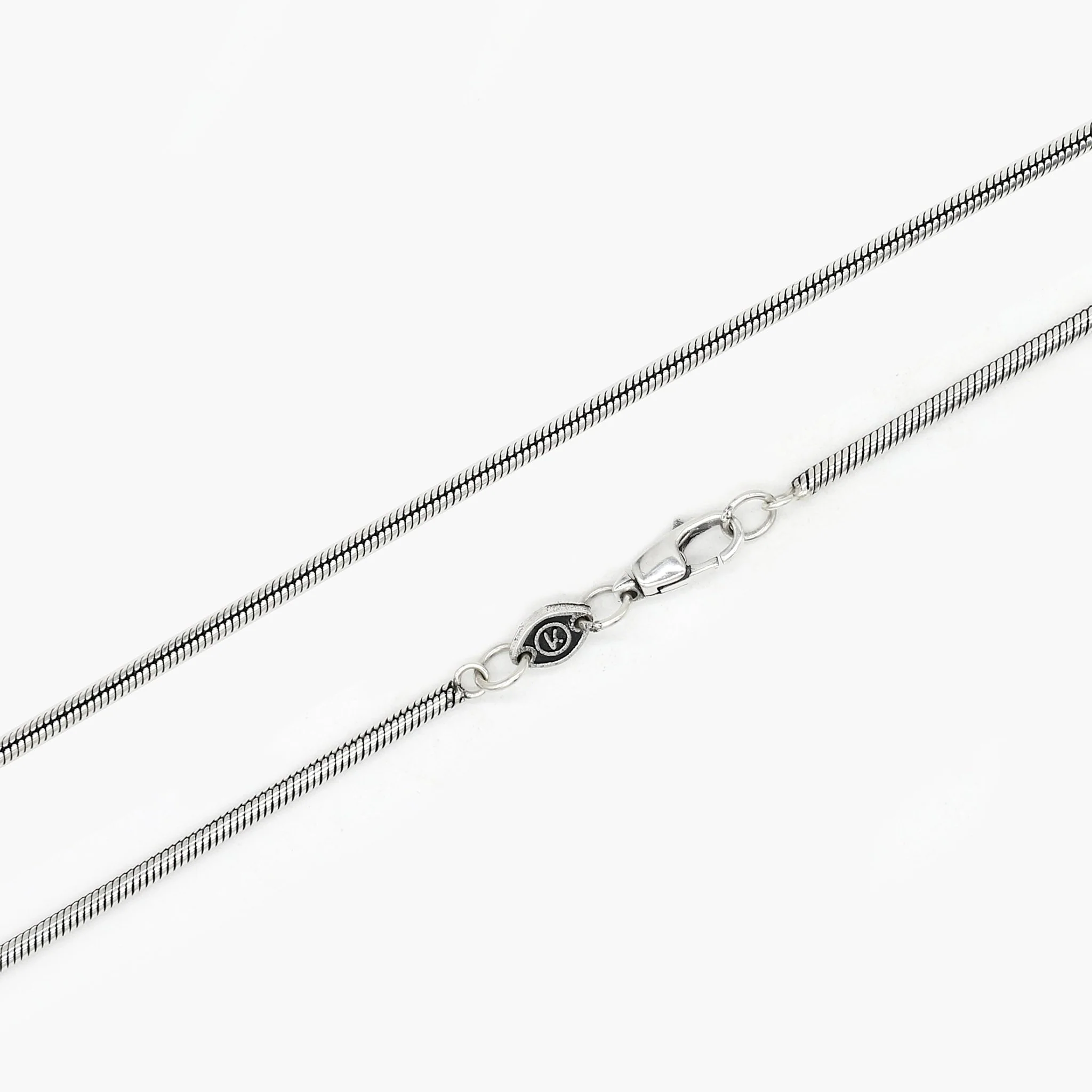 2.5mm Sterling Silver Snake Chain Necklace - Image 5