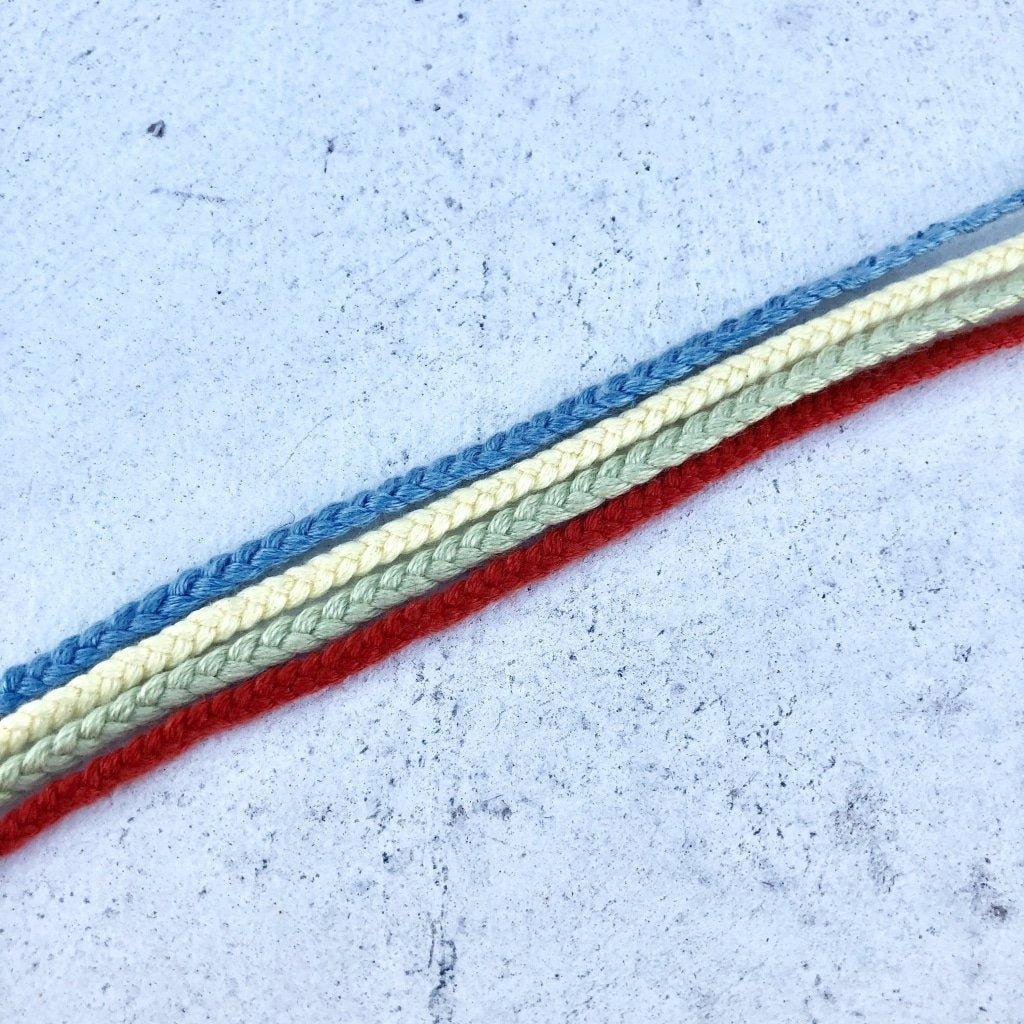 Cotton Temple Bracelet (Grey) - Image 3
