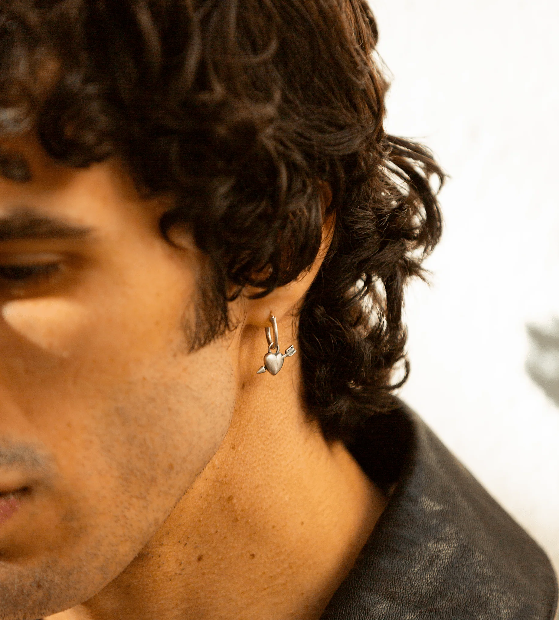 Cupid Sterling Silver Earring - Image 2