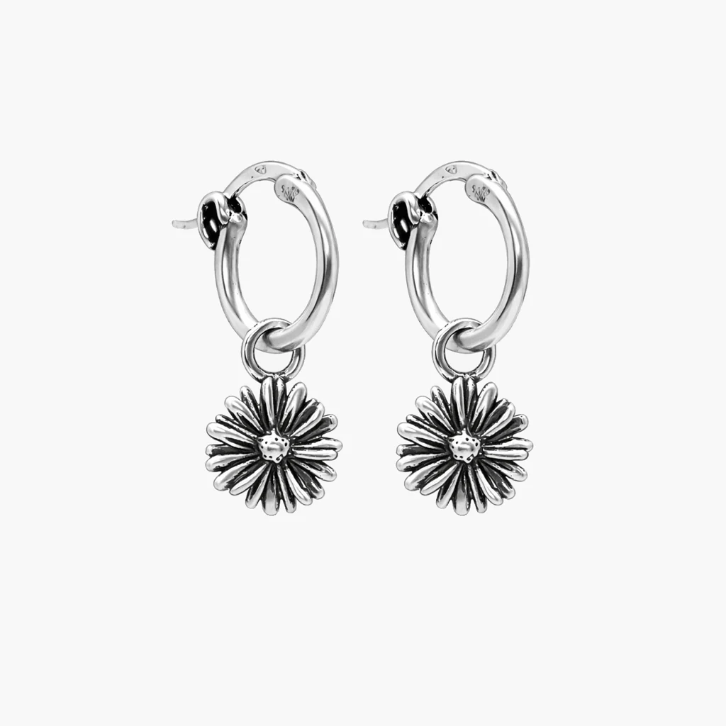 Daisy Sterling Silver Earring - Image 6