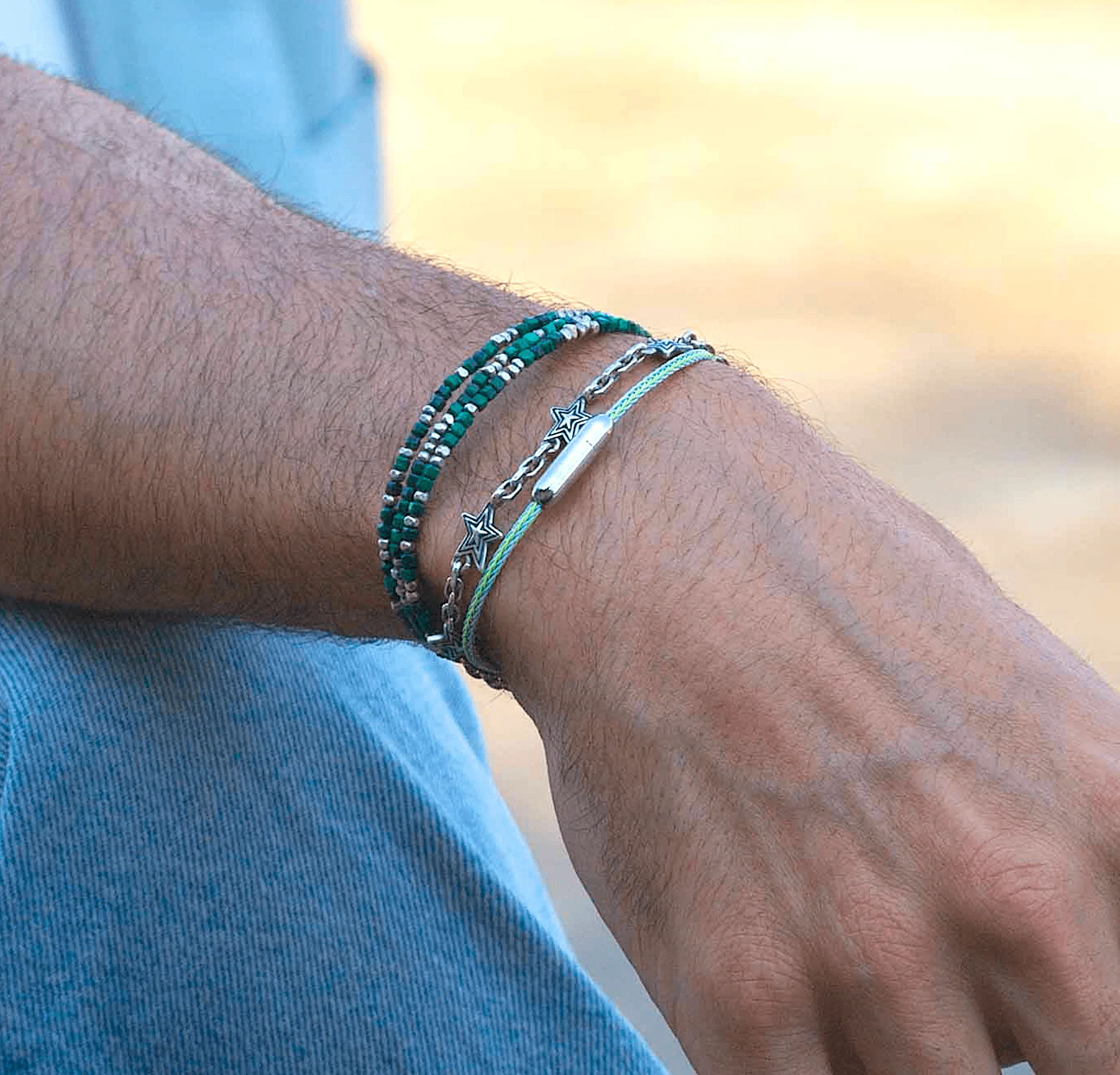 Shooting Star Sterling Silver Chain Bracelet - Image 4