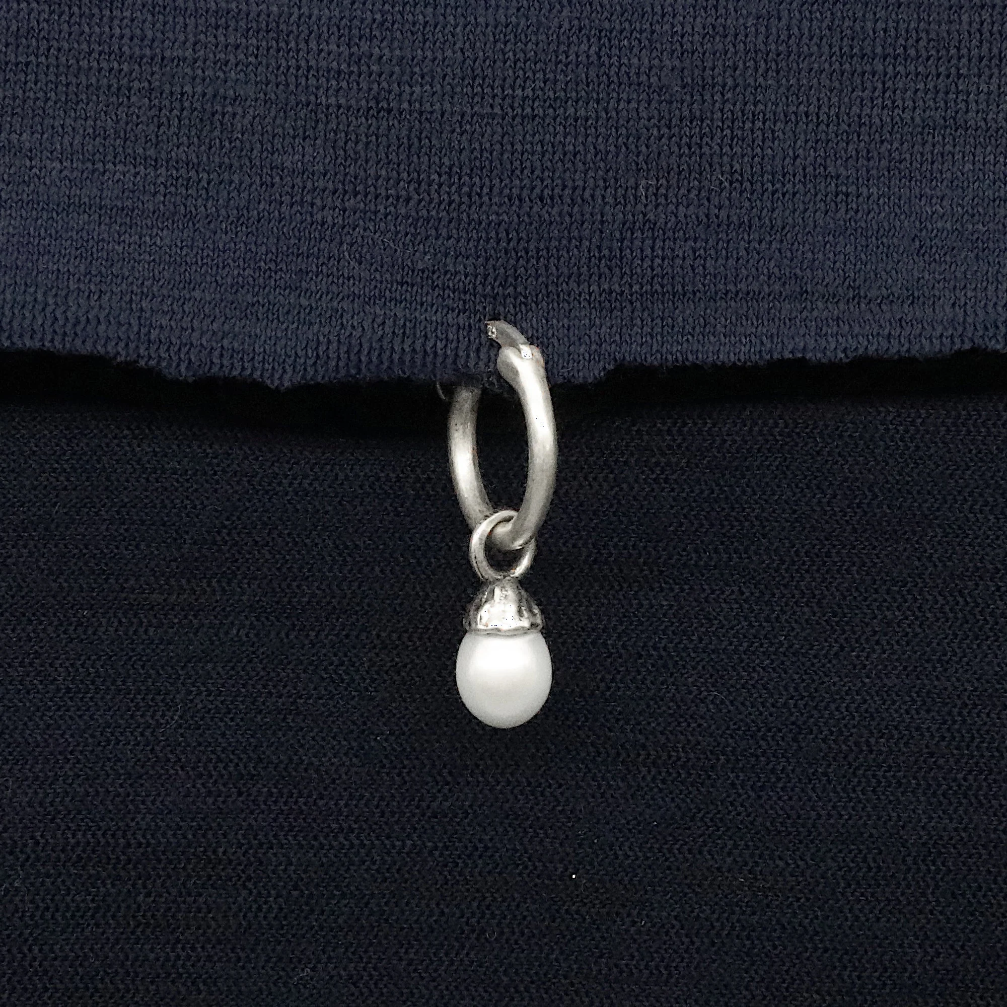 Freshwater Pearl Sterling Silver Earring - Image 4