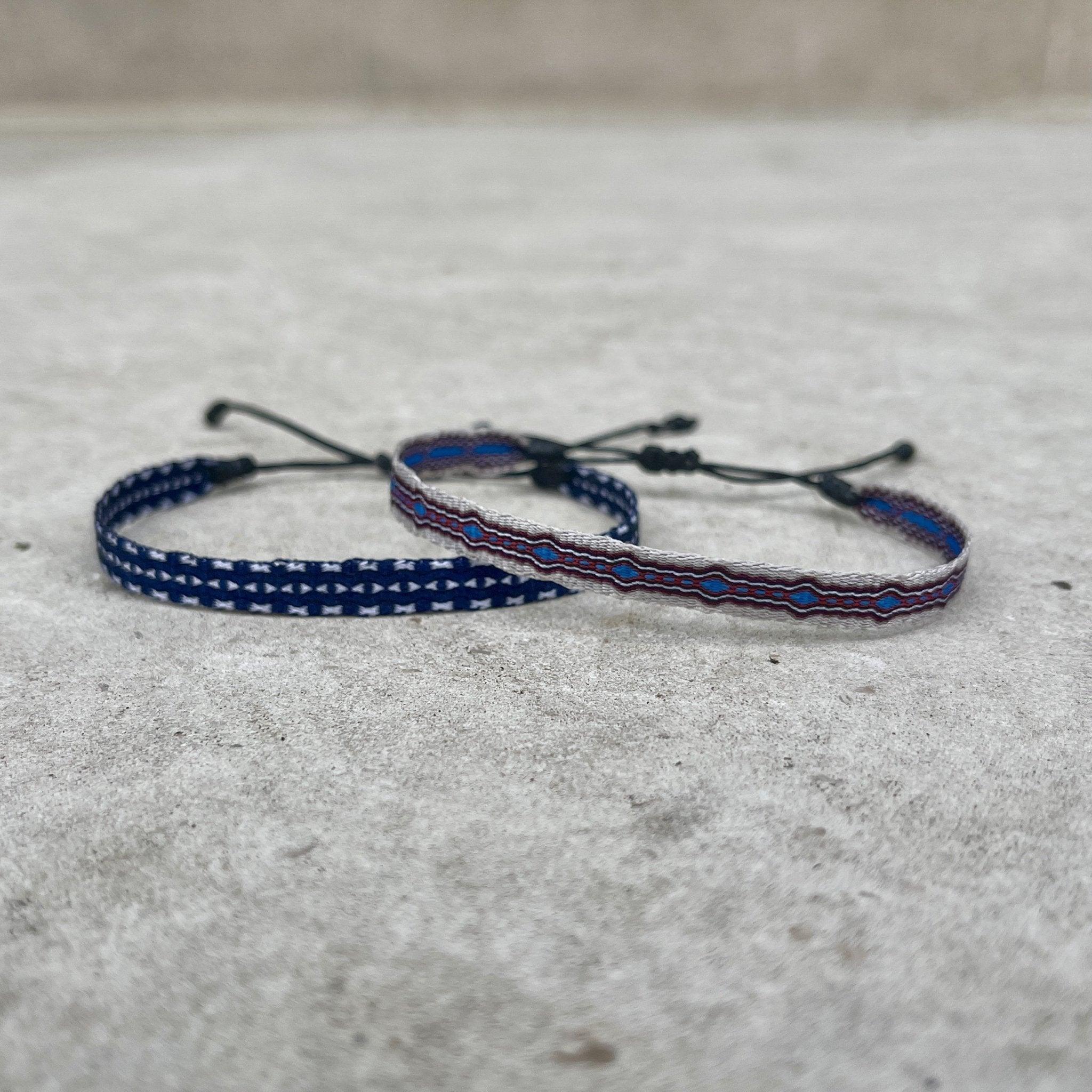 Handmade Purnama Bracelet 67 (Navy Blue) - Image 2