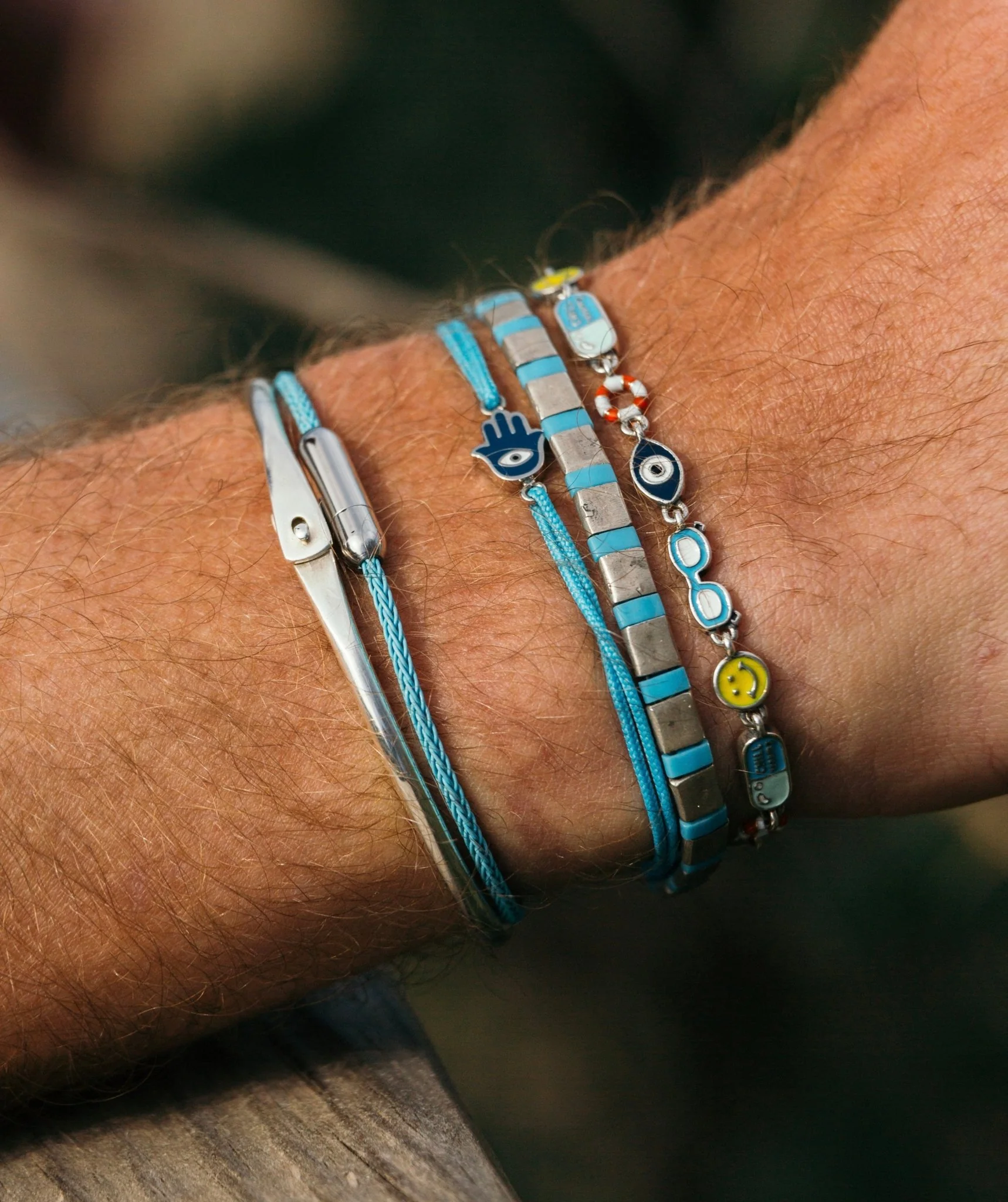 Holidays Sterling Silver Bracelet With Multi Enamelled Charms - Image 3