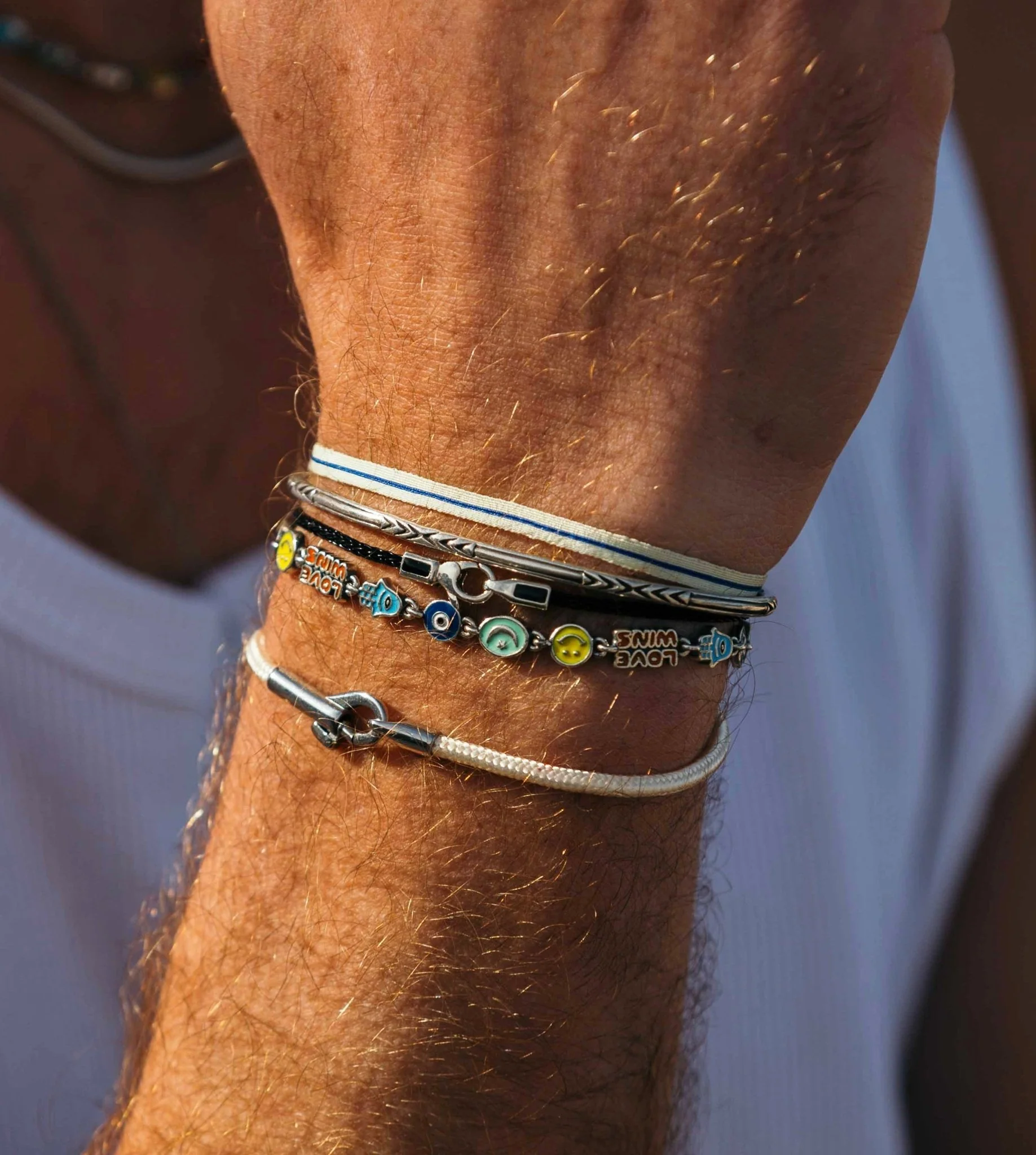 Holidays Sterling Silver Bracelet With Multi Enamelled Charms - Image 4