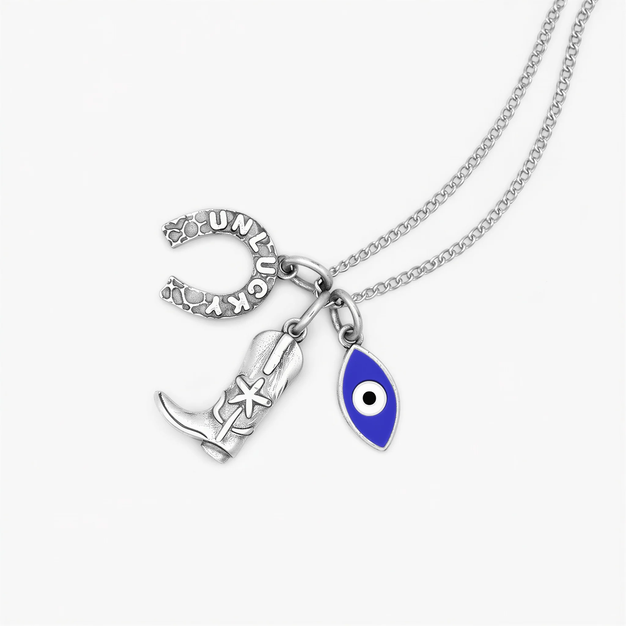 Hopeless Cowboy Sterling Silver Necklace - Image 2