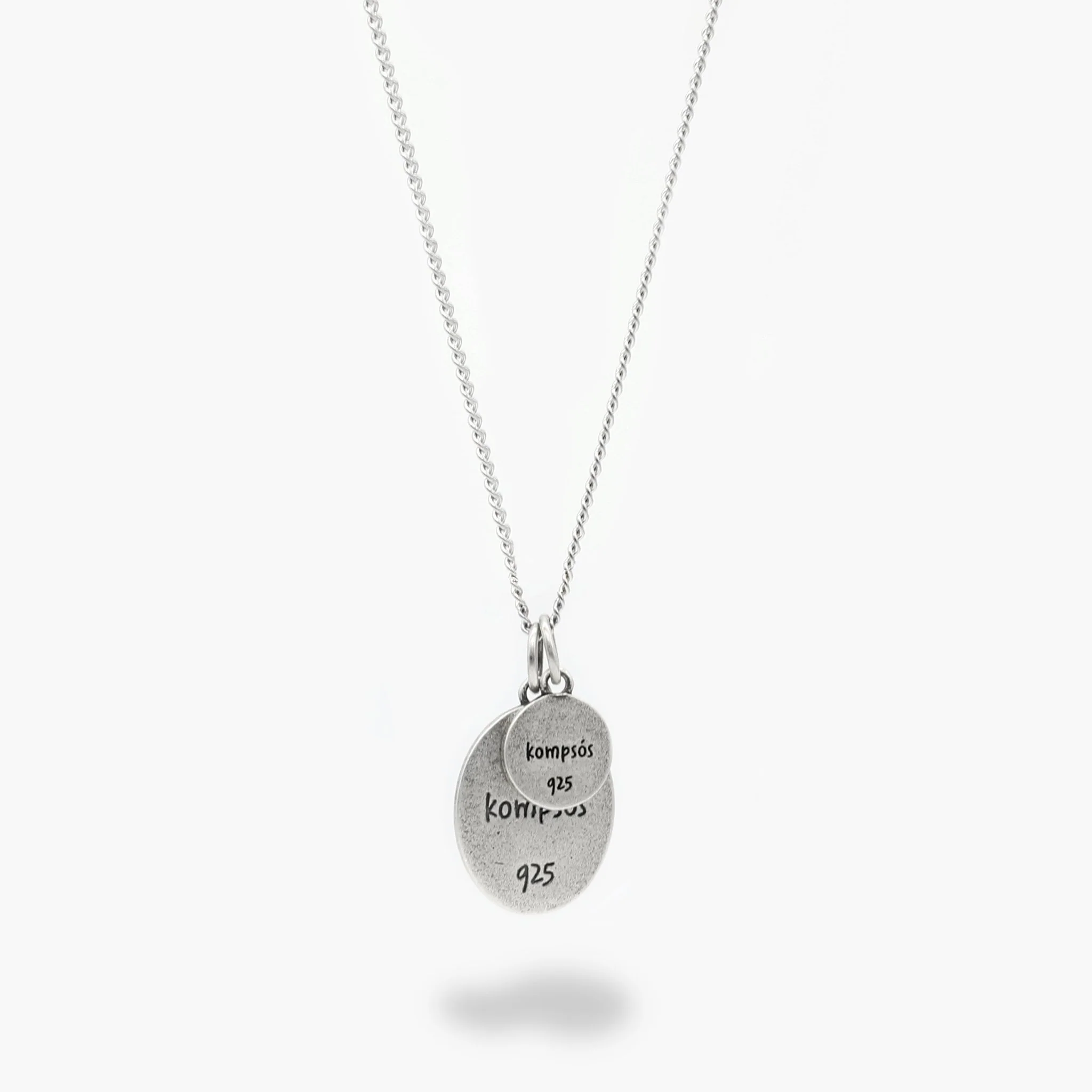 "Dum Vita Est - Spes Est" Flying Angel Silver Necklace - Image 4