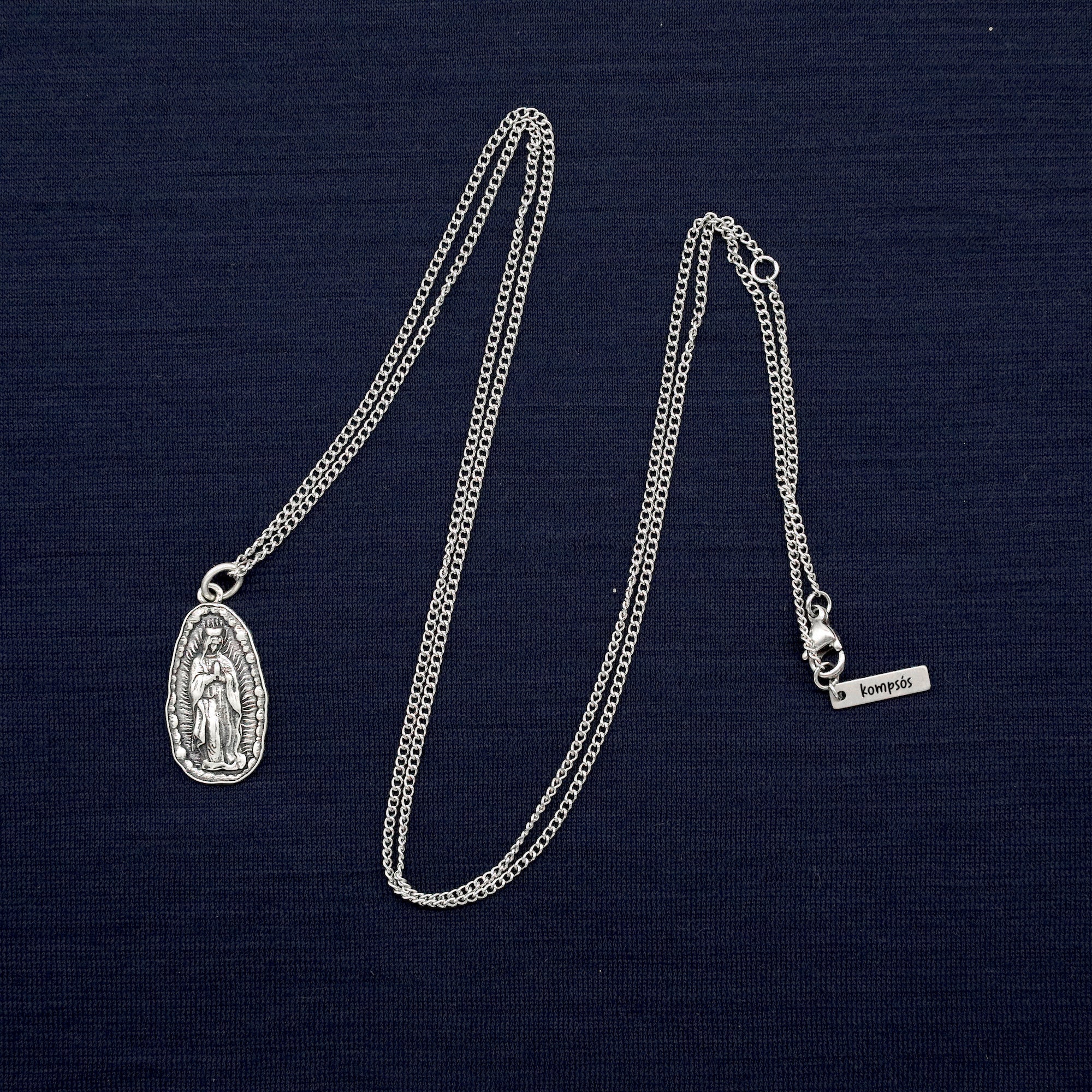Lady Of Guadalupe Sterling Silver Necklace - Image 2