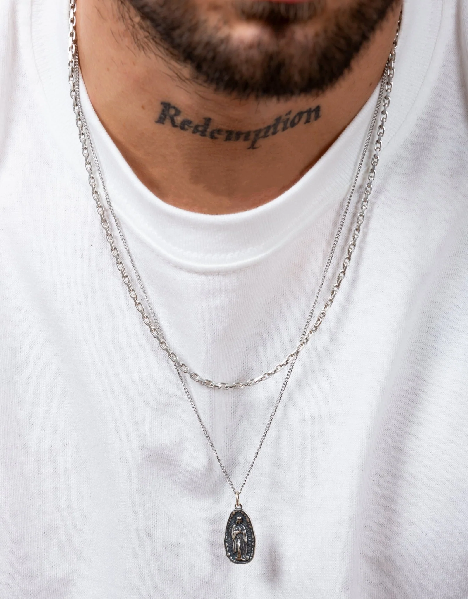 Lady Of Guadalupe Sterling Silver Necklace - Image 4