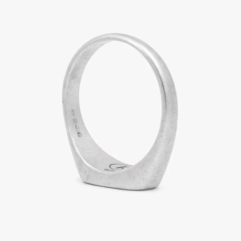 Octagon Signet Ring With Malachite Stone - Image 3