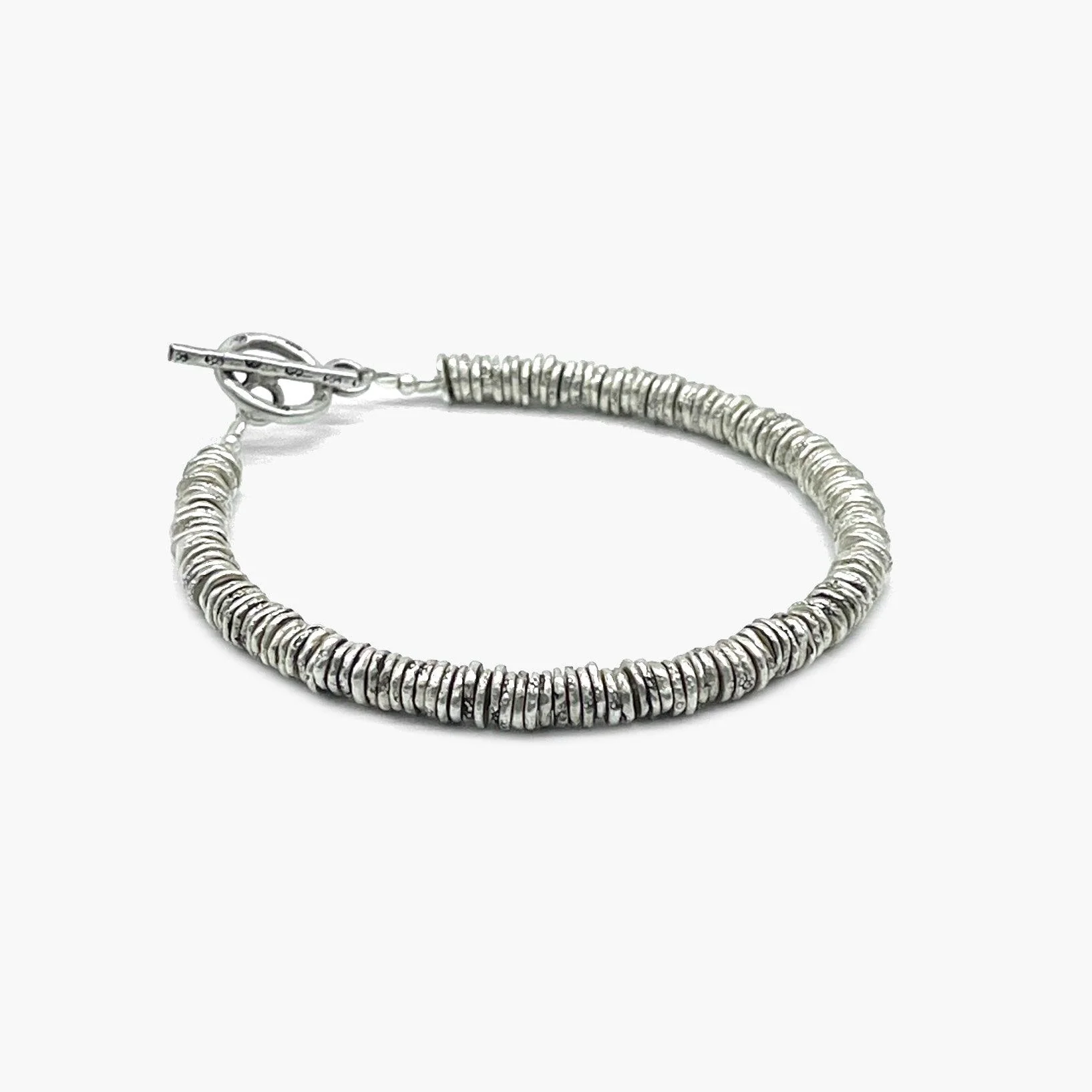 4mm Oxidized Silver "Rodeo" Bracelet - Image 3