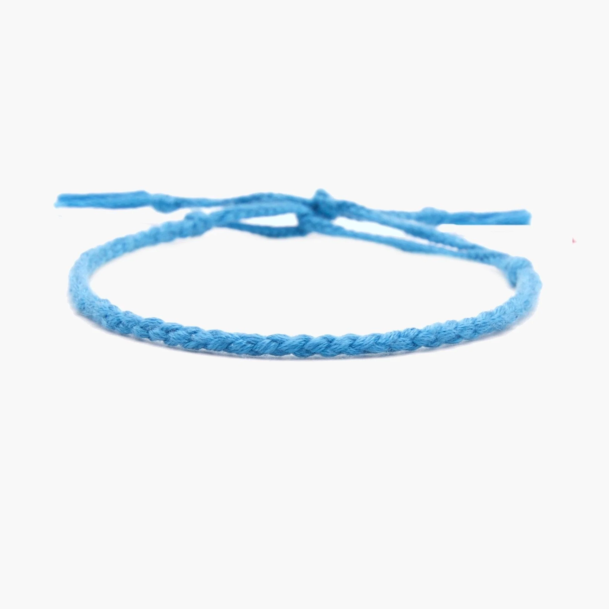 Pranayama Cotton Bracelet (Blue) - Image 2