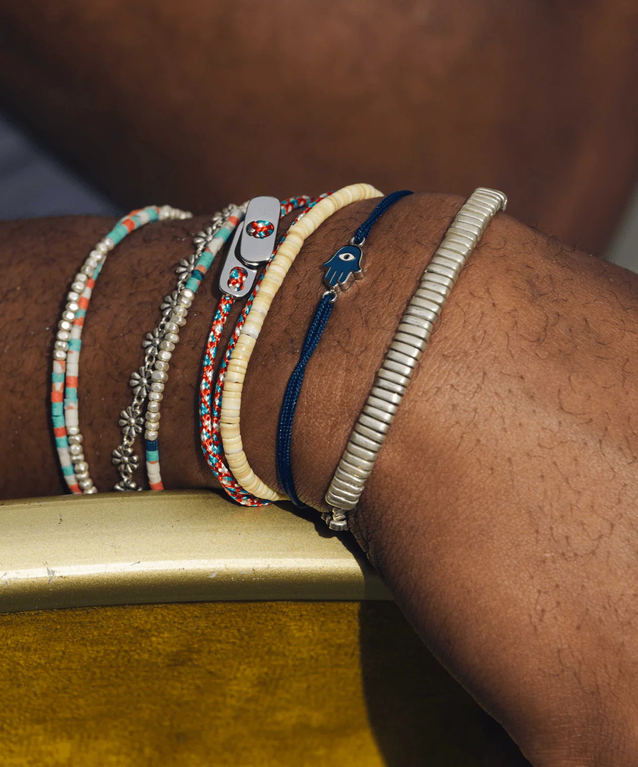 Rope Hamsa Bracelet (Black) - Image 3