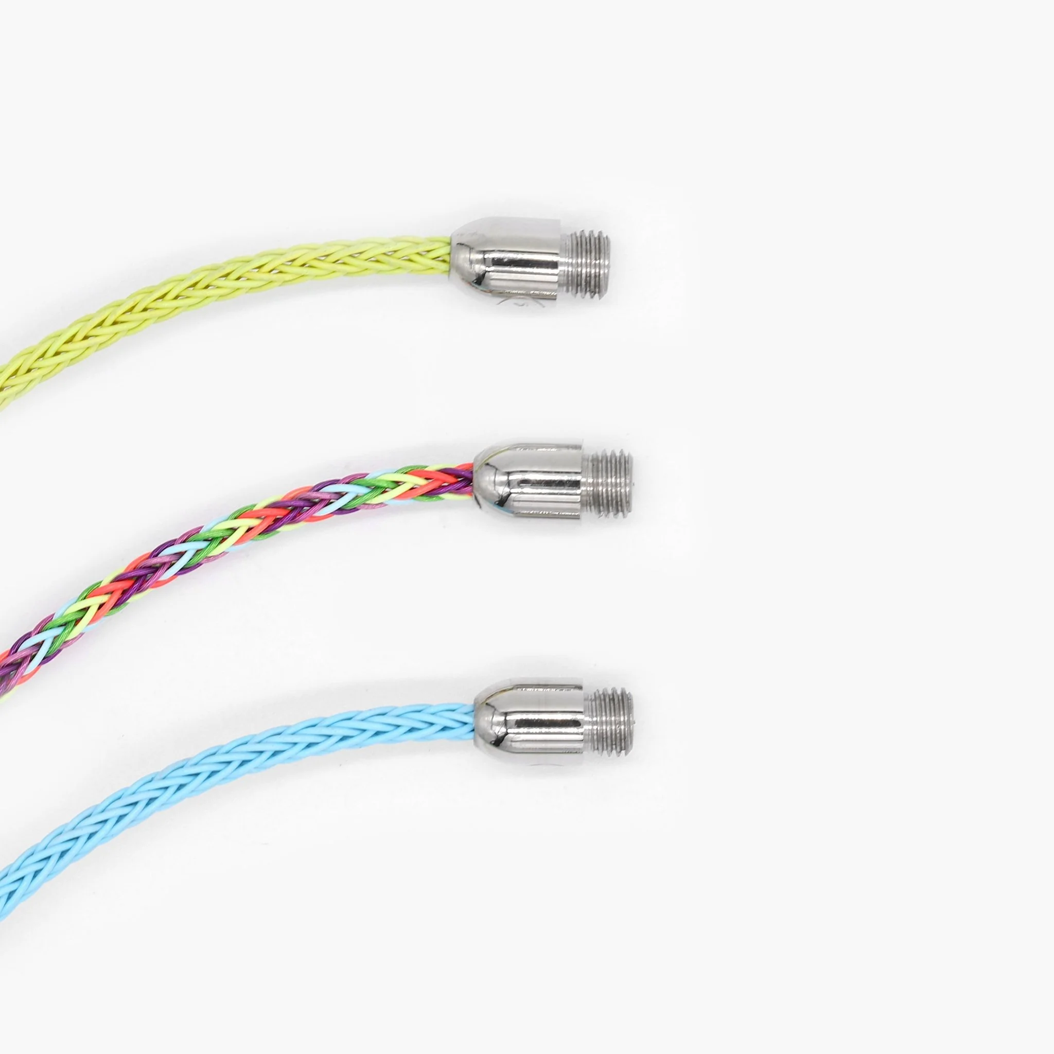 Sailing Cable Bracelet With Silver Screwing Mechanism (Shade Of Blue) - Image 2