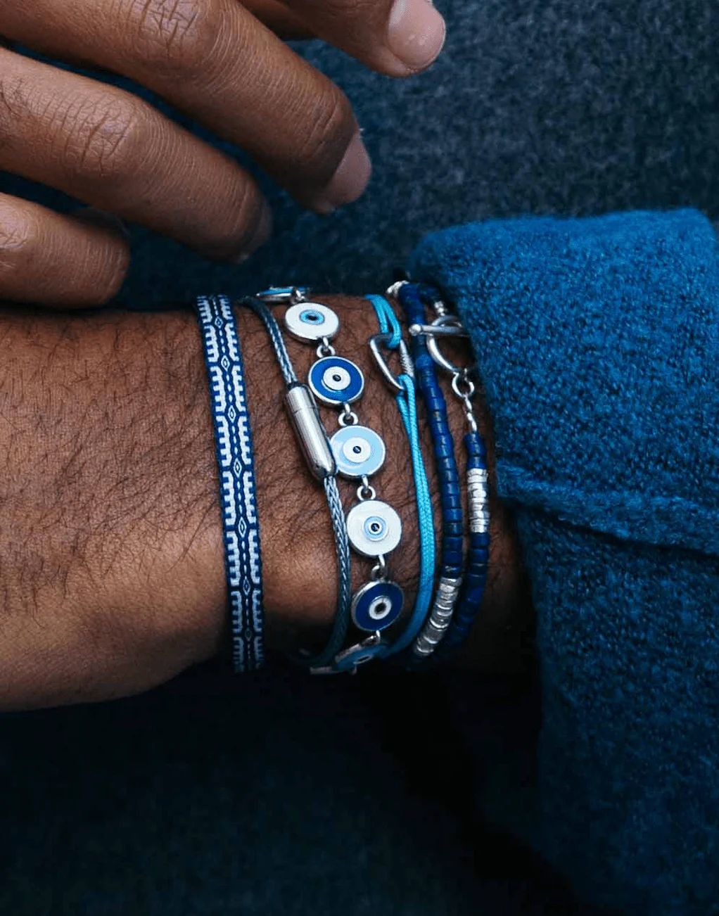 Sailing Cable Bracelet With Silver Screwing Mechanism (Silver) - Image 3