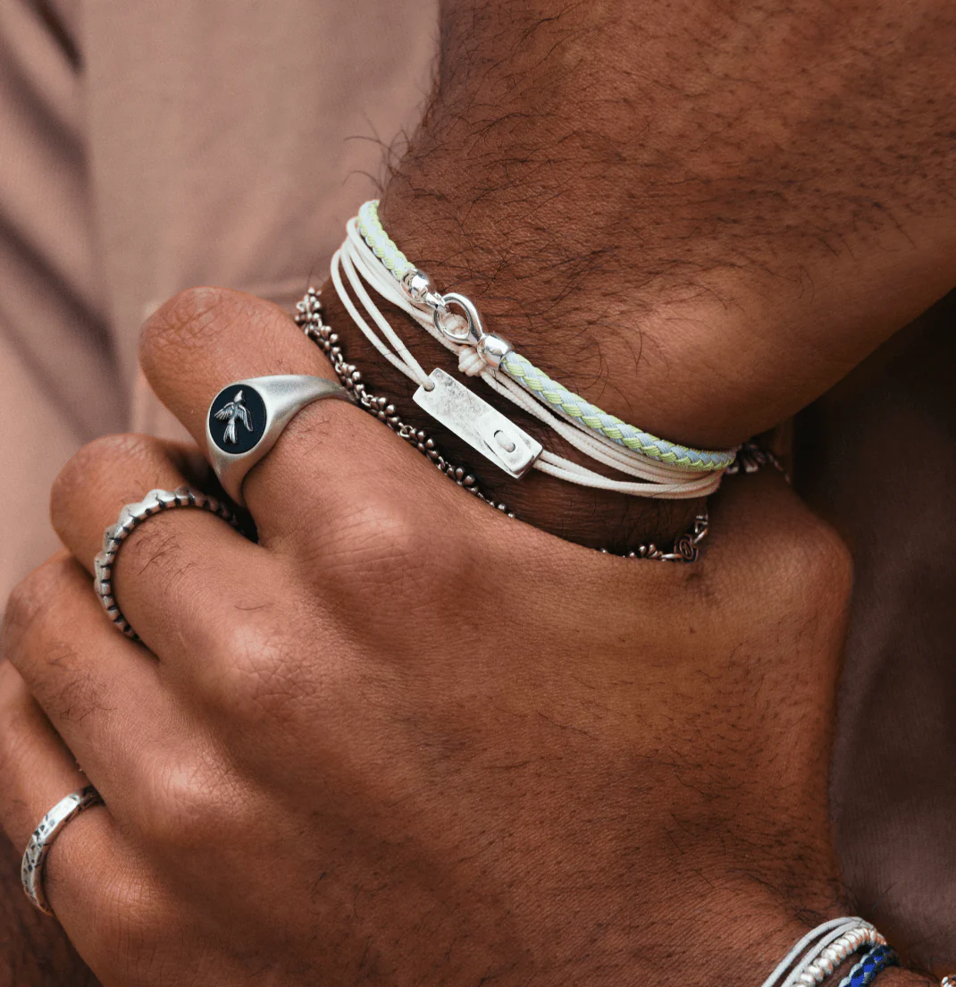 Sailing Cable "Plata" Bracelet (Black) - Image 5
