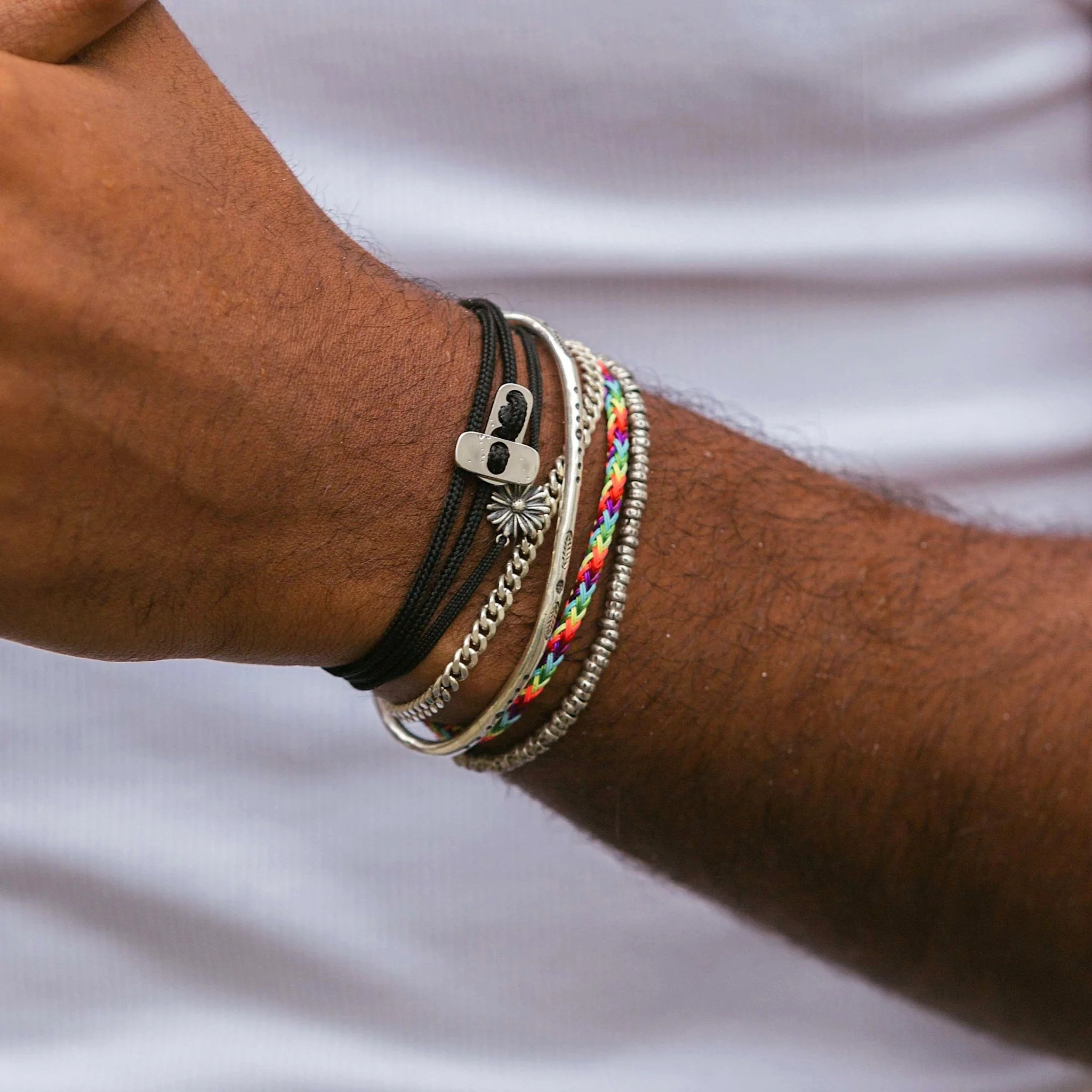 Sailing Cable "Plata" Bracelet (Multicolors) - Image 3