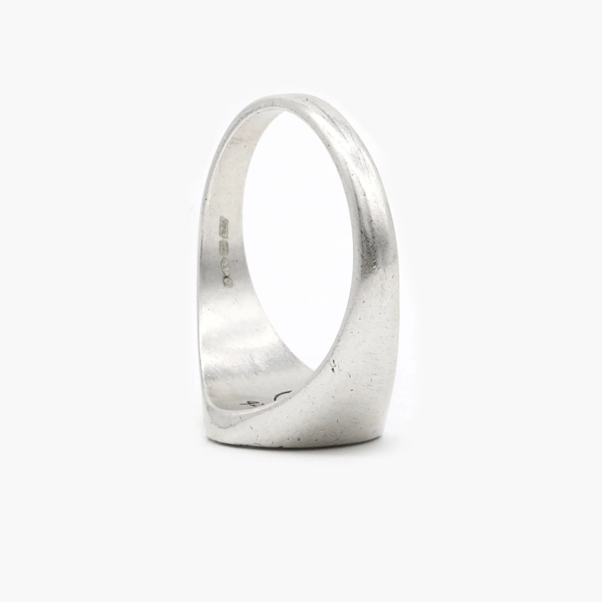 St. Christopher Sterling Silver Signet Ring - Image 3