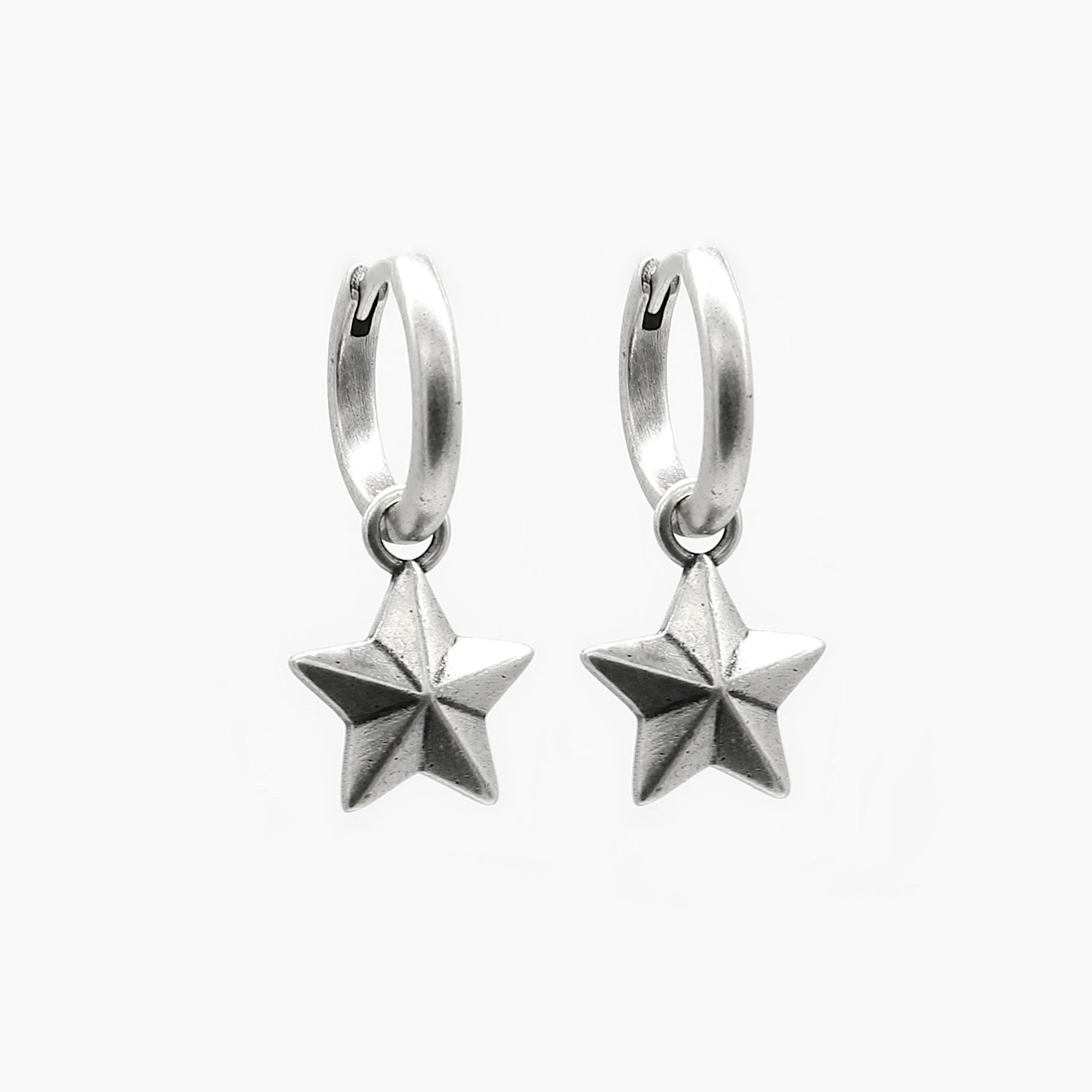 Star Sterling Silver Earring - Image 2
