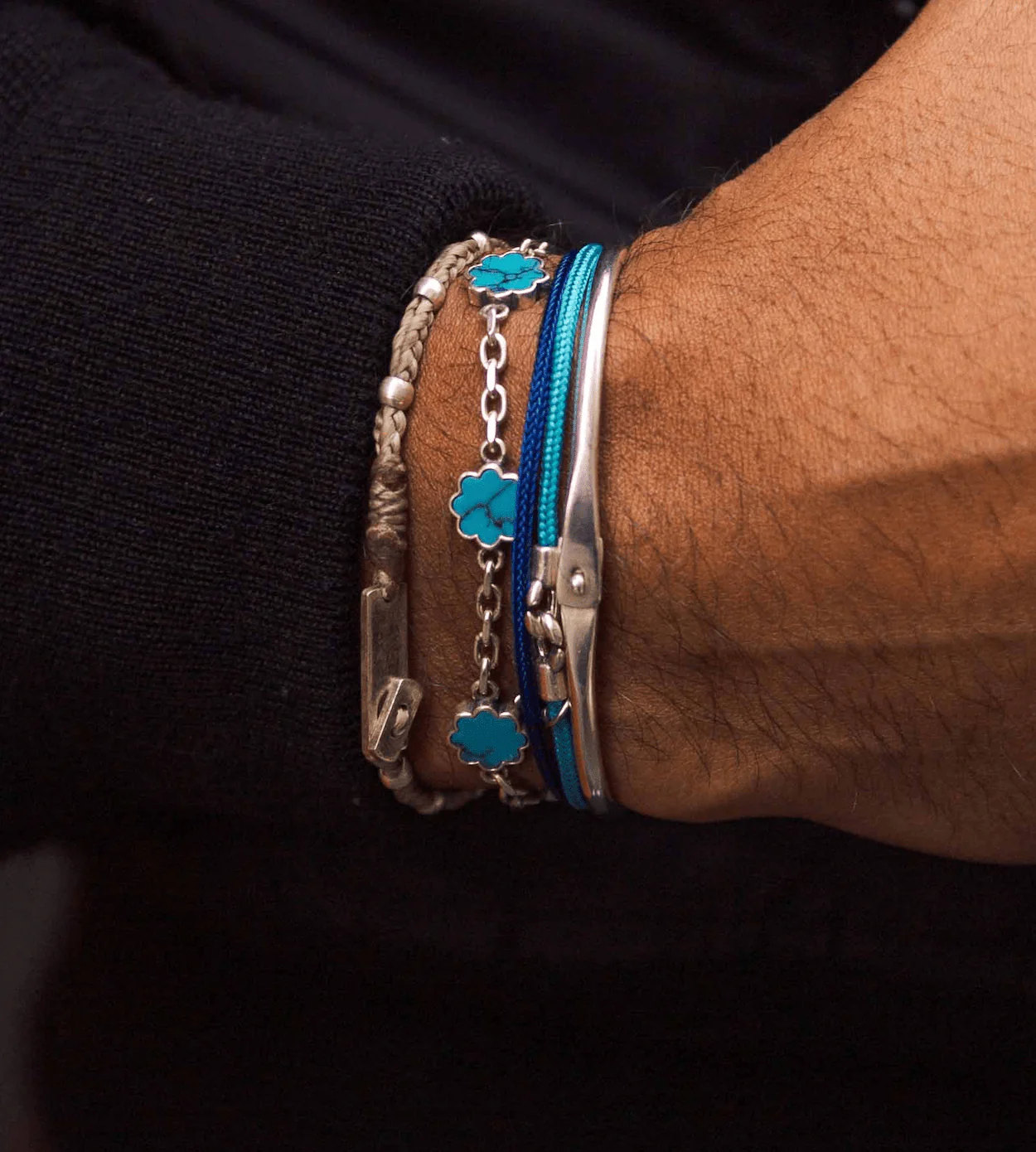 Sterling Silver Lockup Bangle - Image 5
