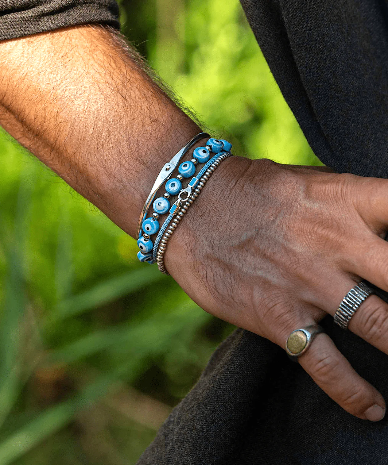 Sterling Silver Lockup Bangle - Image 9