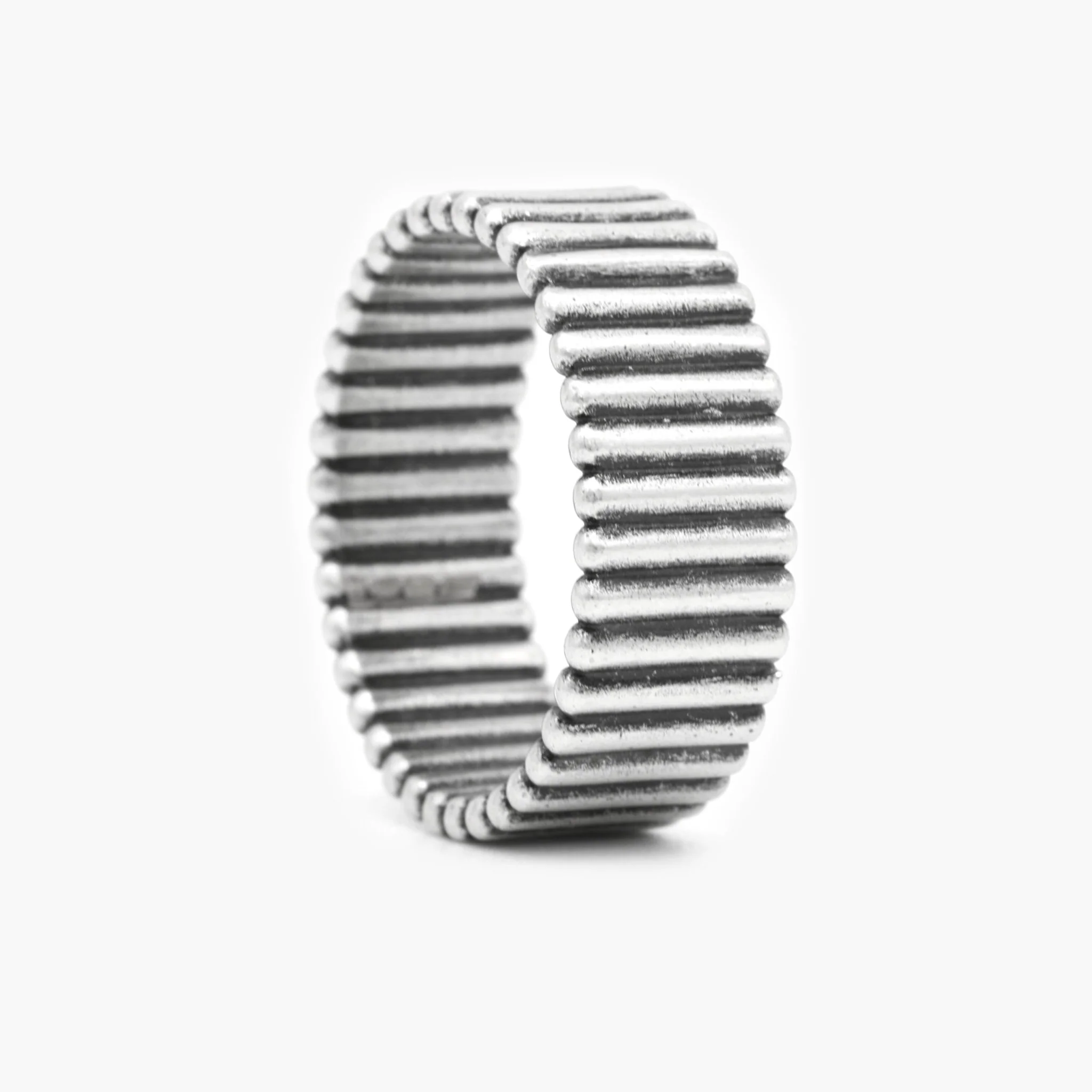 Sterling Silver Tubes Ring - Image 3