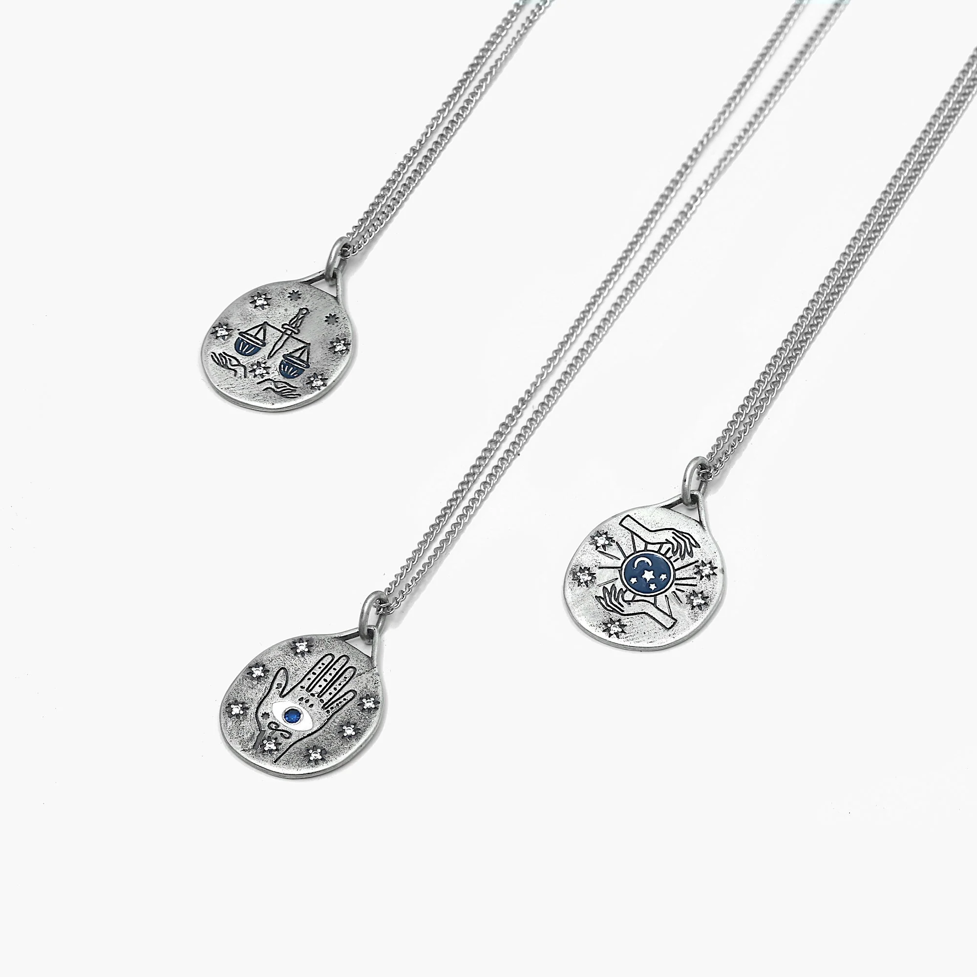 Tarot Card "The Magician" Sterling Silver Necklace - Image 3